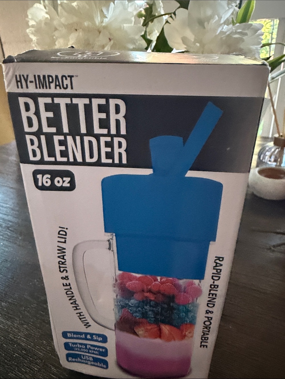 HY-IMPACT Better Blender 16oz in Bright Blue 16 oz .
